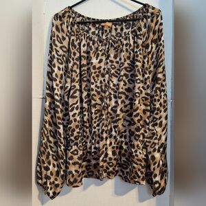 Leopard Print Women's Skirt